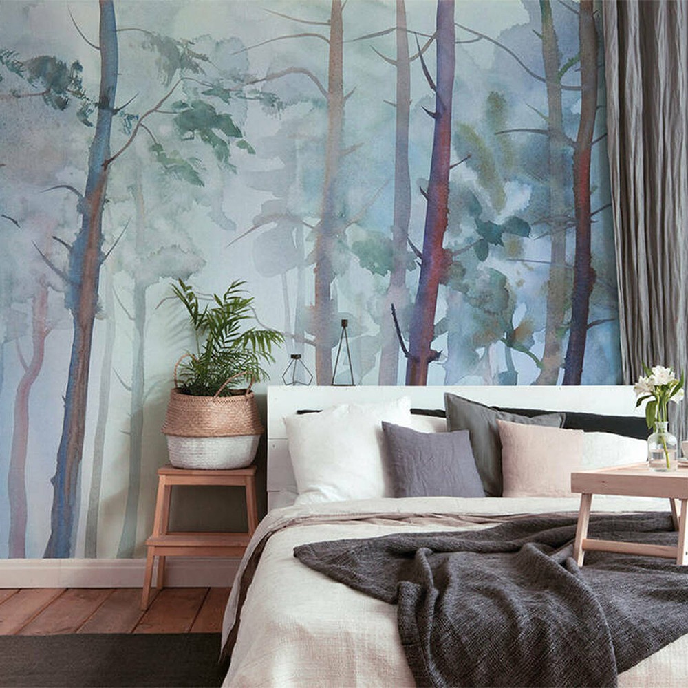 Orman Çocuk Odası Duvar Kağıdı