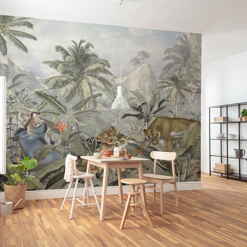 Safari Çocuk Odası Duvar Kağıdı