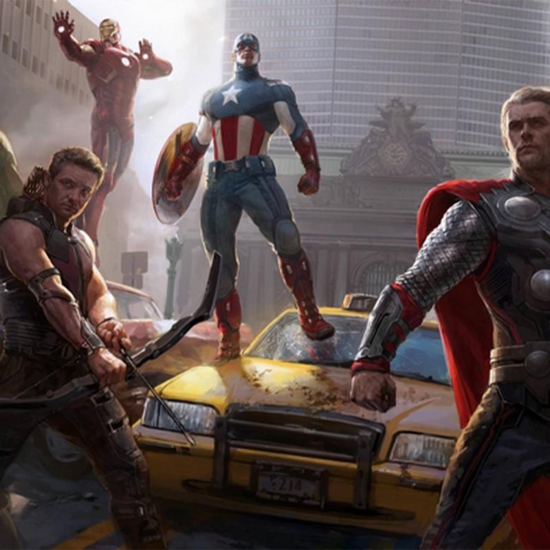 Avengers Çocuk Odası Duvar Kağıdı