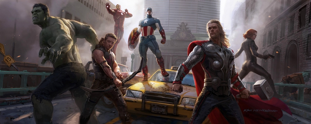 Avengers Çocuk Odası Duvar Kağıdı