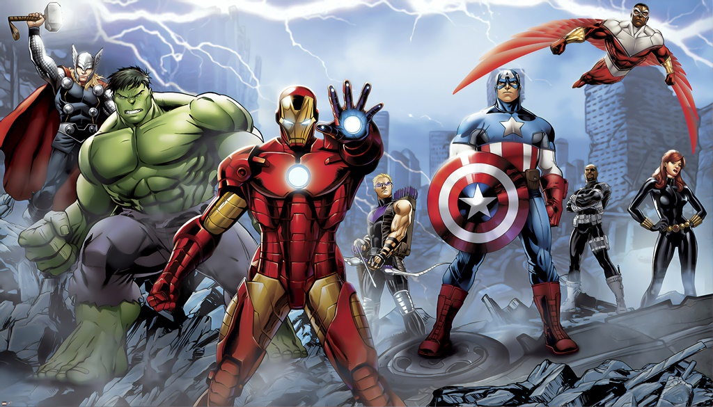 Avengers Çocuk Odası Duvar Kağıdı