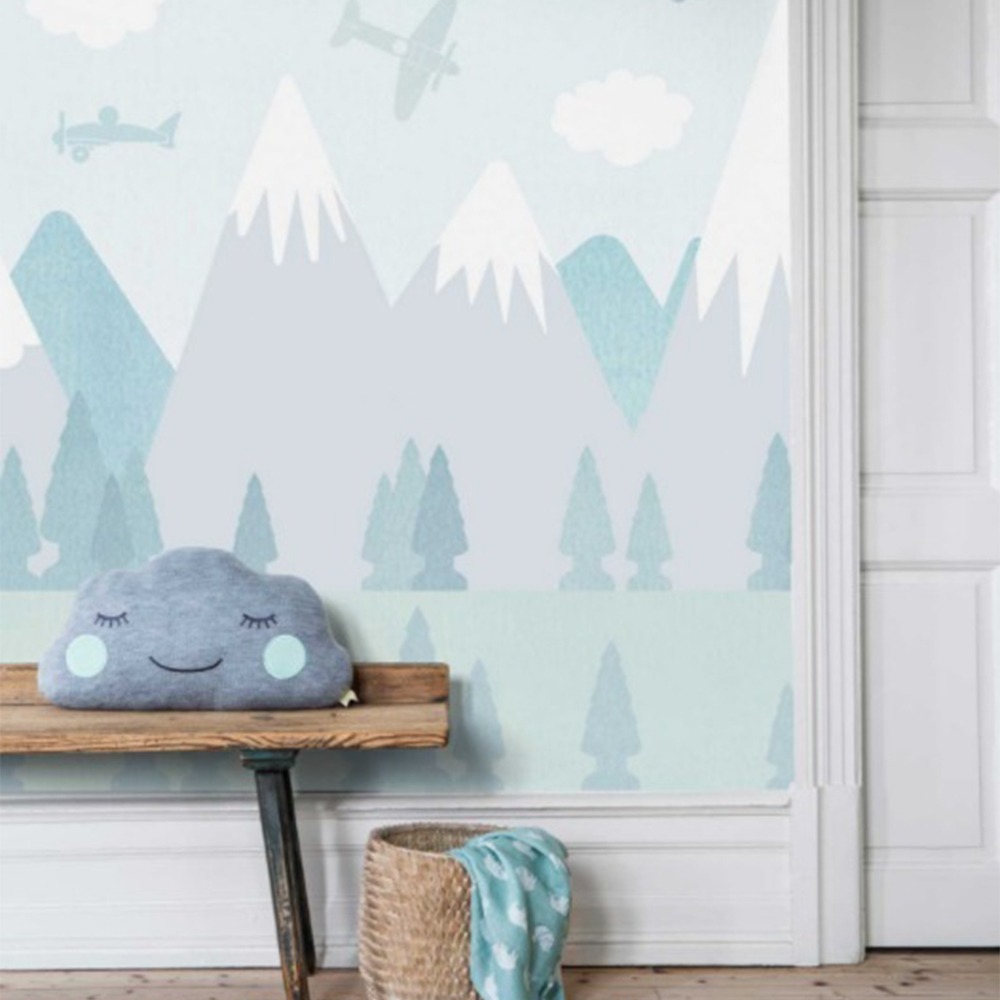 Uçak Çocuk Odası Duvar Kağıdı