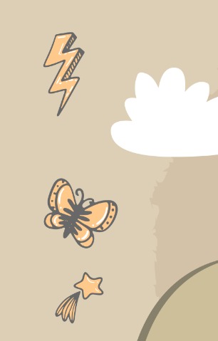 Tatlı Fil Bebe Odası Duvar Kağıdı