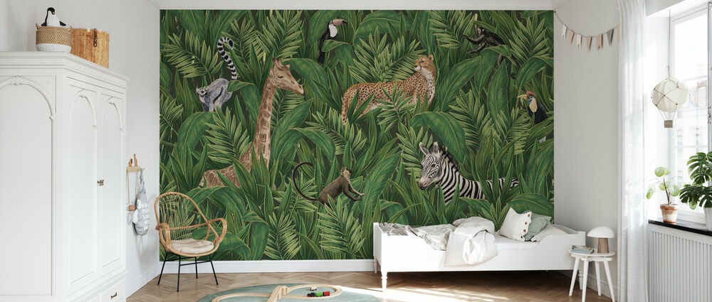 Safari Çocuk Odası Duvar Kağıdı