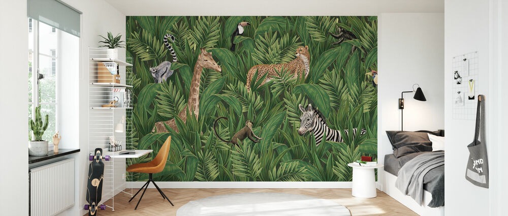 Safari Çocuk Odası Duvar Kağıdı
