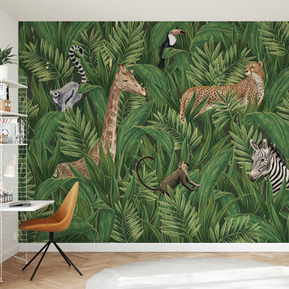 Safari Çocuk Odası Duvar Kağıdı