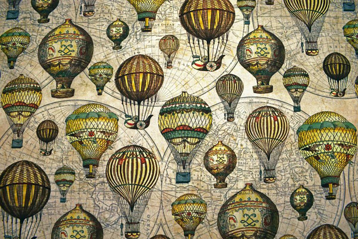 Balon Desenli Çocuk Odası Duvar Kağıdı
