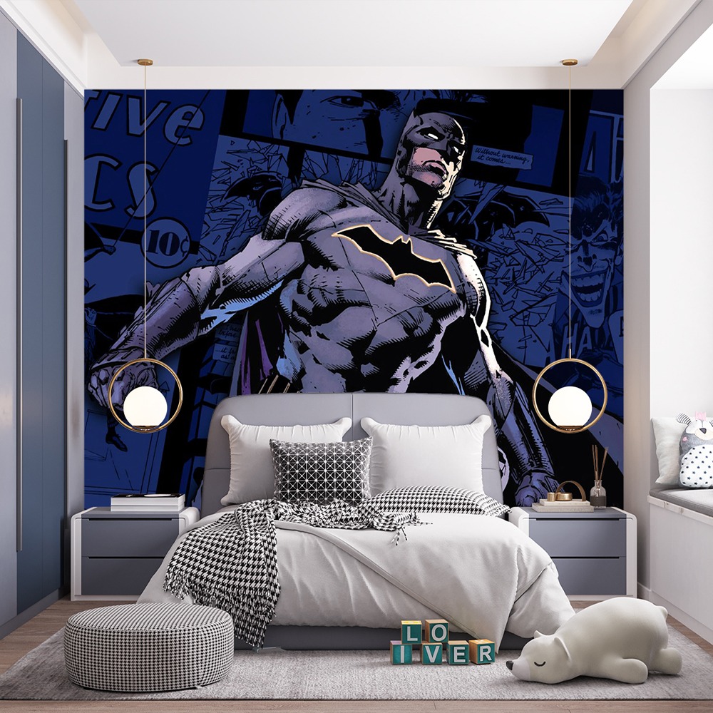 Batman Çocuk Odası Duvar Kağıdı