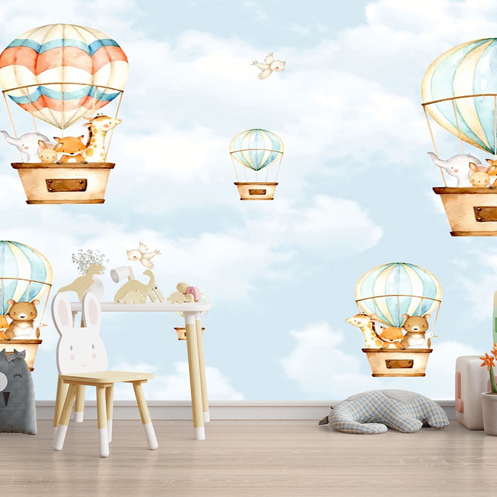 Balon Çocuk Odası Duvar Kağıdı