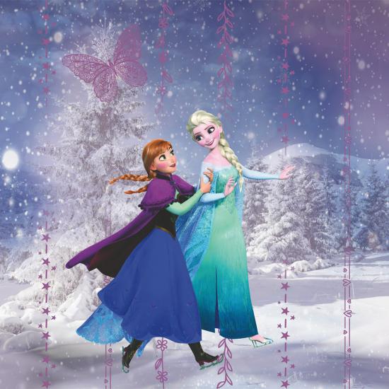 Elsa Çocuk Odası Duvar Kağıdı |  Gece Kids Room| Çocuk Odası Dekorasyonu