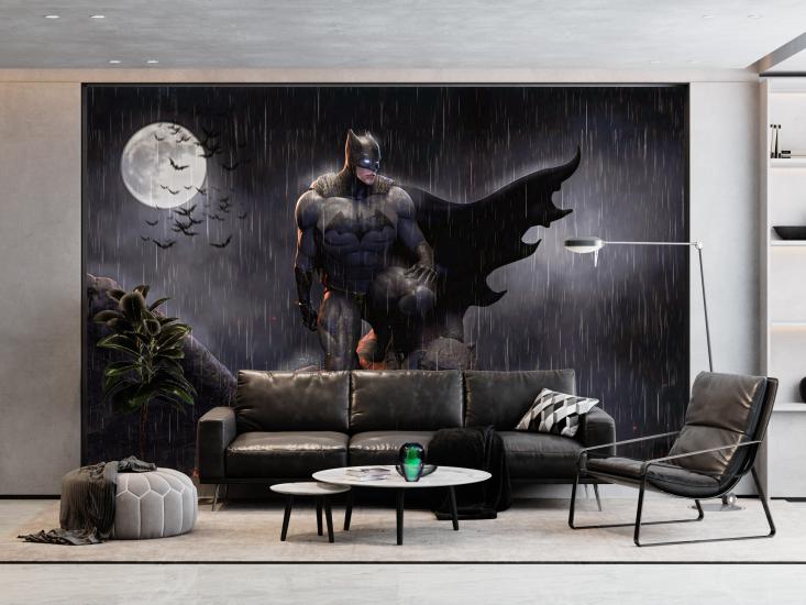 Batman Çocuk Odası Duvar Kağıdı |  Gece Kids Room| Çocuk Odası Dekorasyonu