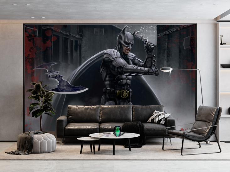 Batman Çocuk Odası Duvar Kağıdı |  Gece Kids Room| Çocuk Odası Dekorasyonu